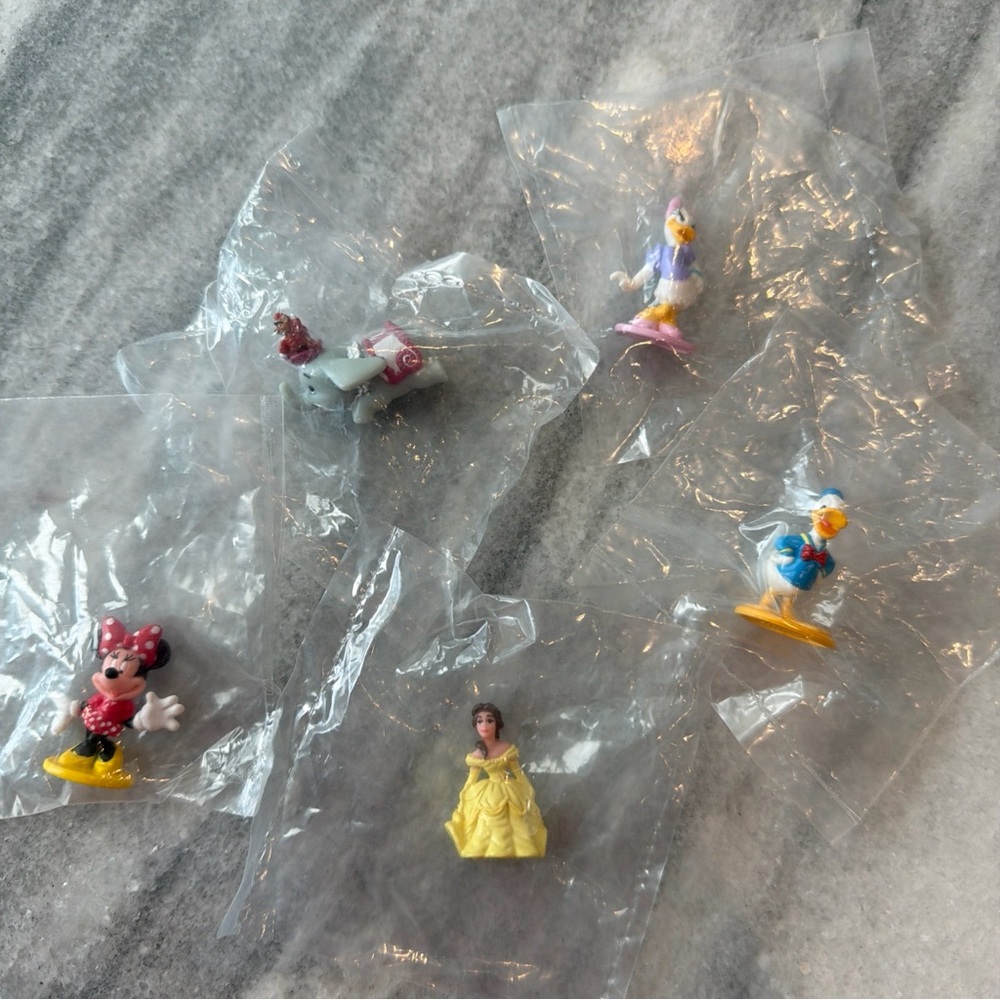 Disney Collector Packs Figures Mini Lot of 5 Belle Minnie Dumbo Donald Daisy NEW